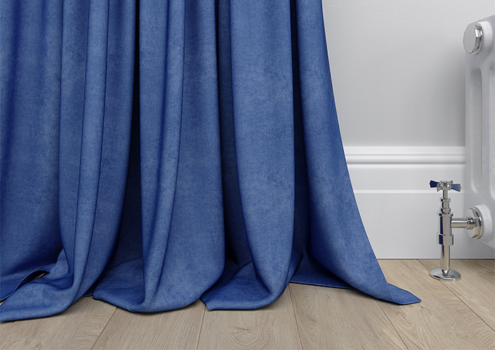 Faux Suede, Cornflower - Made to Measure Curtains - Image 6